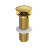 CLICK CLACK WASTE 32MM SIZE FULL THREAD - JAQUAR FAUCETS -  ( GOLD BRIGHT PVD - ALLIED - 0x32 mm - 0inchX1.25inch )