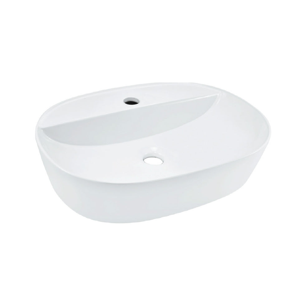 THIN RIM TABLE TOP BASIN - JAQUAR SWARE - ( WHITE - JDS - 500x380 mm - 20inchX15inch )