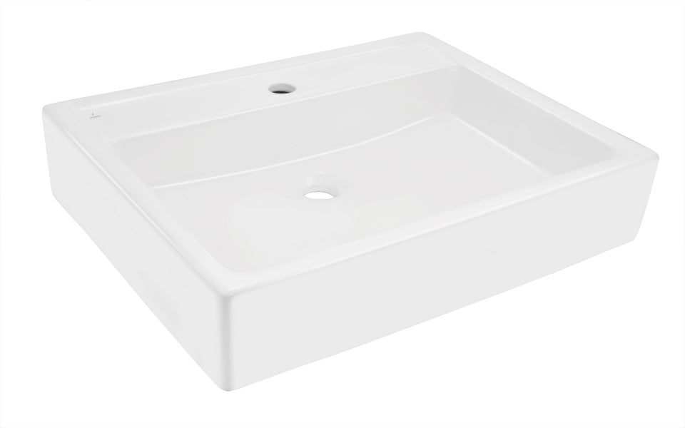 TABLE TOP WASH BASIN - JAQUAR SWARE - ( WHITE - JDS - 640x500 mm - 20inchX0inch )