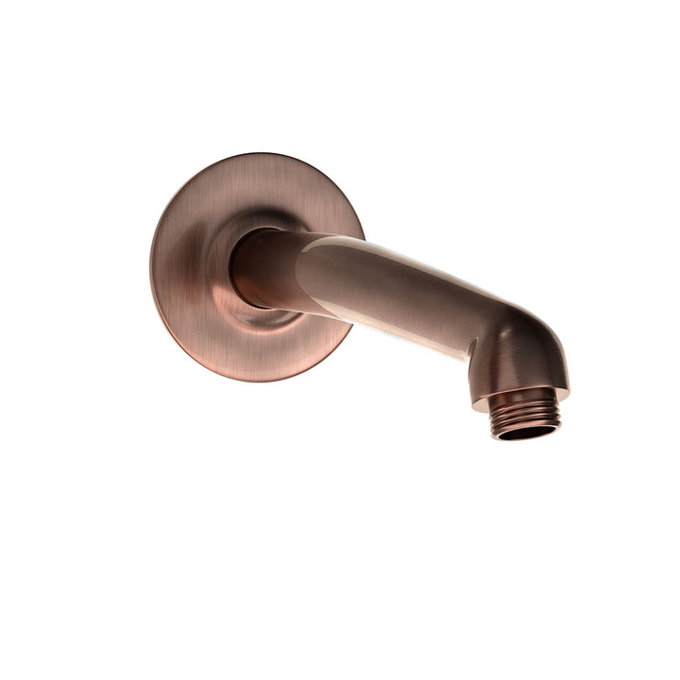 SHOWER ARM CASTED 160MM LONG LIGHT BODY - JAQUAR FAUCETS -  ( ANTIQUE COPPER - SHOWER ACC. - 0x15 mm - 0inchX0.5inch )