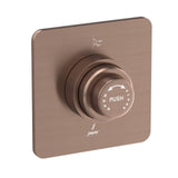 METROPOLE FLUSH VALVE DUAL FLOW - JAQUAR FAUCETS - ( ANTIQUE COPPER - FLUSH VALVE - 0x32 mm - 0inchX1.28inch )