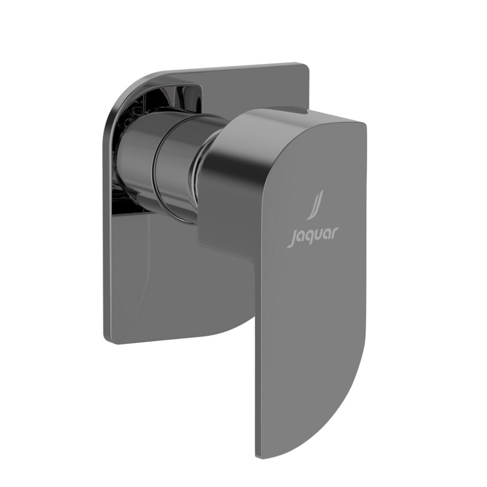 EXPOSED PART KIT OF CONCEALED STOP COCK  - JAQUAR FAUCETS -  ( BLACK CHROME - ALIVE - 0x15 mm - 0inchX0.5inch )