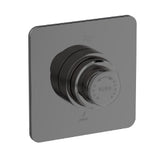 METROPOLE FLUSH VALVE DUAL FLOW - JAQUAR FAUCETS - ( BLACK CHROME - FLUSH VALVE - 0x32 mm - 0inchX1.28inch )