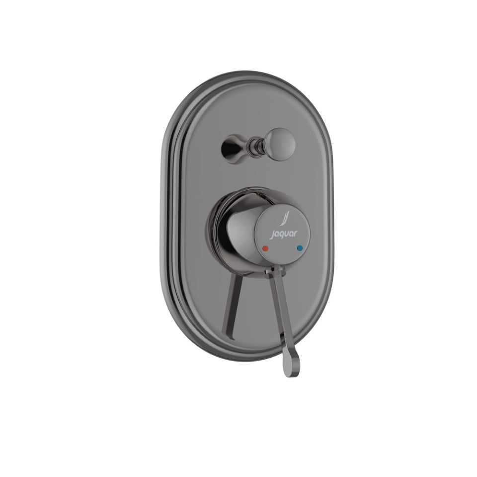 SINGLE LEVER EXPOSED PARTS KIT OF HI-FLO - JAQUAR FAUCETS -  ( BLACK CHROME - QUEENS PRIME - 0x15 mm - 0inchX0.5inch )