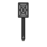 RECTANGULAR SHAPE MAZE SINGLE FLOW HAND SHOWER - JAQUAR FAUCETS - ( BLACK MATT - MAZE SHOWER - 65x95 mm - 3.8inchX0inch )
