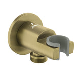 WALL OUTLET WITH SHOWER HOOK ROUND - JAQUAR FAUCETS -  ( ANTIQUE BRONZE - SHOWER ACC. - 0x15 mm - 0inchX0.5inch )