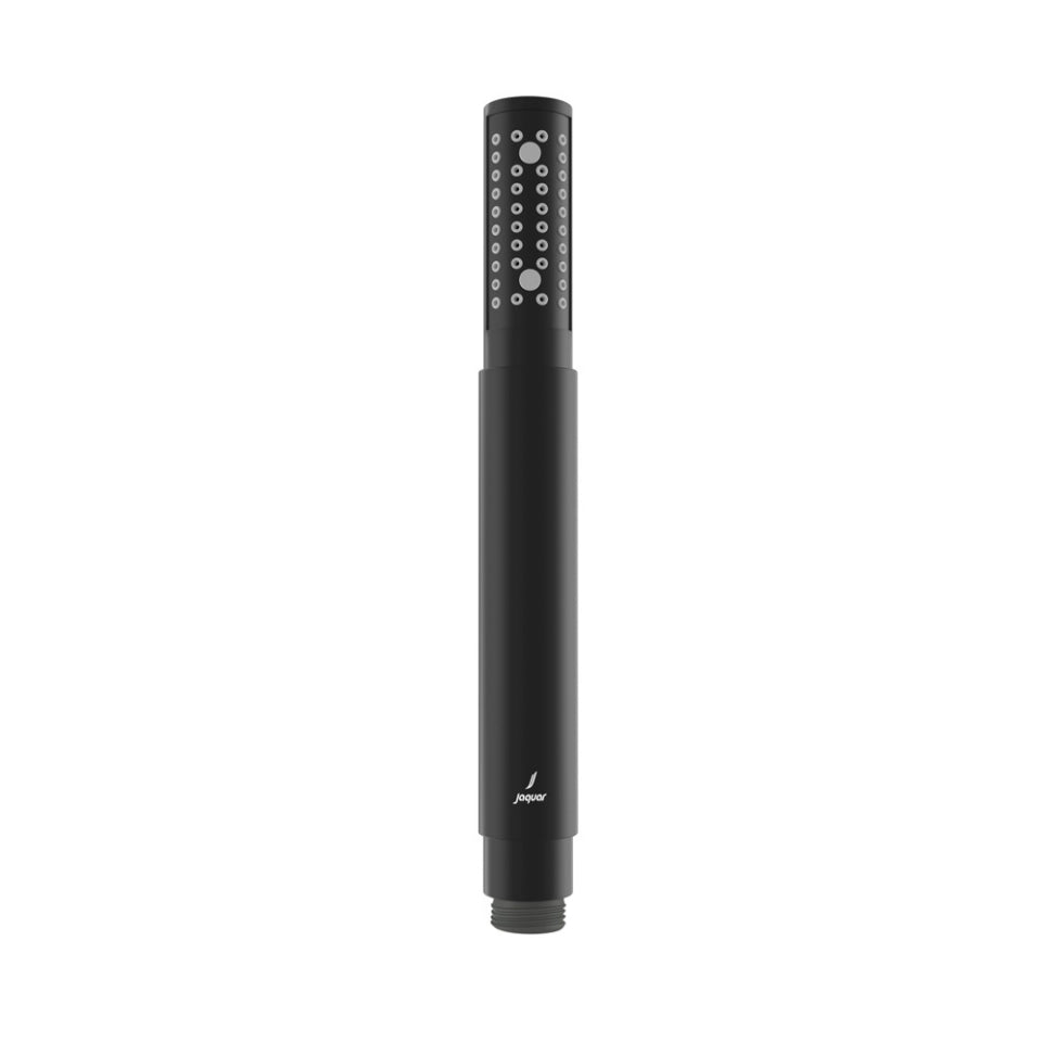 ROUND S.FLOW W/O TUBE & HOOK - JAQUAR FAUCETS -  ( BLACK MATT - HAND SHOWER - 0x15 mm - 0inchX0.5inch )