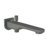 OPAL PRIME BATH TUB SPOUT WITH BUTTON - JAQUAR FAUCETS -  ( GRAPHITE - SPOUT - 0x15 mm - 0inchX0.5inch )