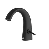 S.L. B/MIXER W/O POP UP & BRAIDED PIPE - JAQUAR FAUCETS -  ( BLACK MATT - ARC - 0x15 mm - 0inchX0.5inch )