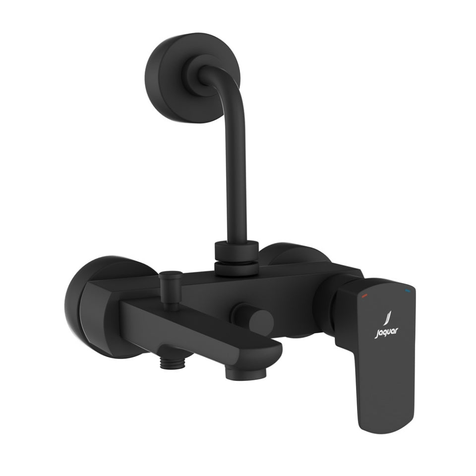S.L. WALL MIXER 3 IN 1 - JAQUAR FAUCETS -  ( BLACK MATT - KUBIX PRIME - 0x15 mm - 0inchX0.5inch )