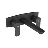 2 CONC STOP WITH  BASIN SPOUT - JAQUAR FAUCETS -  ( BLACK MATT - KUBIX PRIME - 0x15 mm - 0inchX0.5inch )