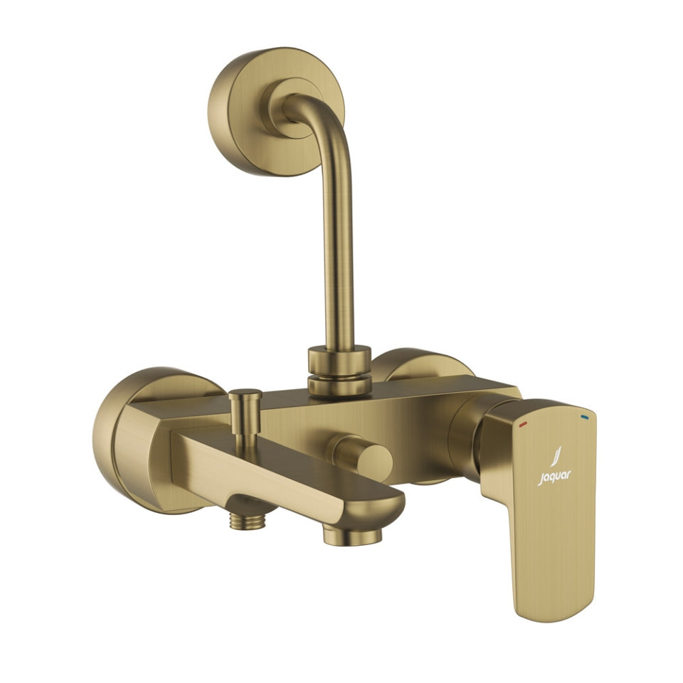 S.L. WALL MIXER 3 IN 1 - JAQUAR FAUCETS -  ( ANTIQUE BRONZE - KUBIX PRIME - 0x15 mm - 0inchX0.5inch )