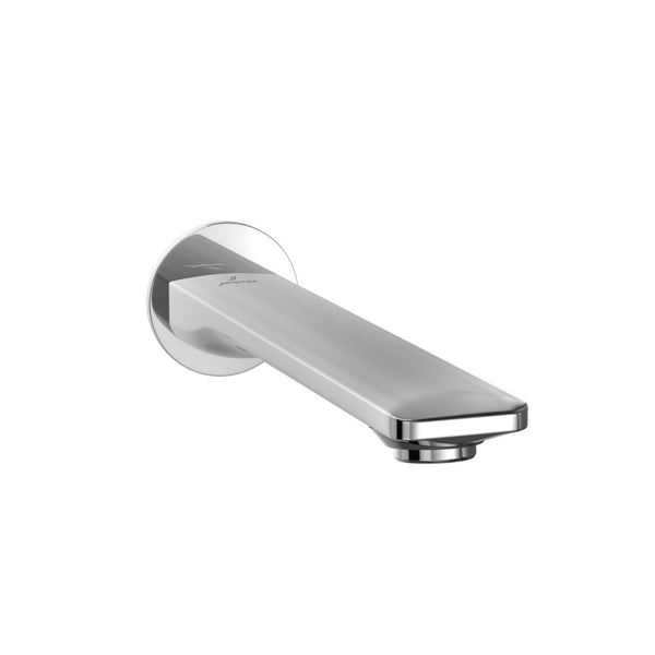 BATHTUB SPOUT WITH WALL FLANGE - JAQUAR FAUCETS - ( CHROME - LAGUNA - 0x15 mm - 0inchX0.5inch )