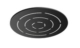 MAZE OVER HEAD SHOWER ROUND SHAPE - JAQUAR FAUCETS - ( BLACK MATT - OVERHEAD SHOWER - 15x150 mm - 0.5inchX6inch )