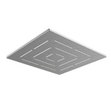 MAZE OVERHEAD SHOWER SQUARE SHAPE SINGLE FLOW - JAQUAR FAUCETS - ( STAINLESS STEEL - MAZE SHOWER - 150x150 mm - 6inchX0inch )