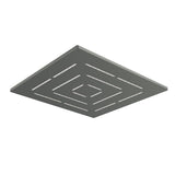 MAZE SQUARE 8 - JAQUAR FAUCETS - ( GRAPHITE - OVERHEAD SHOWER - 15x200 mm - 0.5inchX8inch )