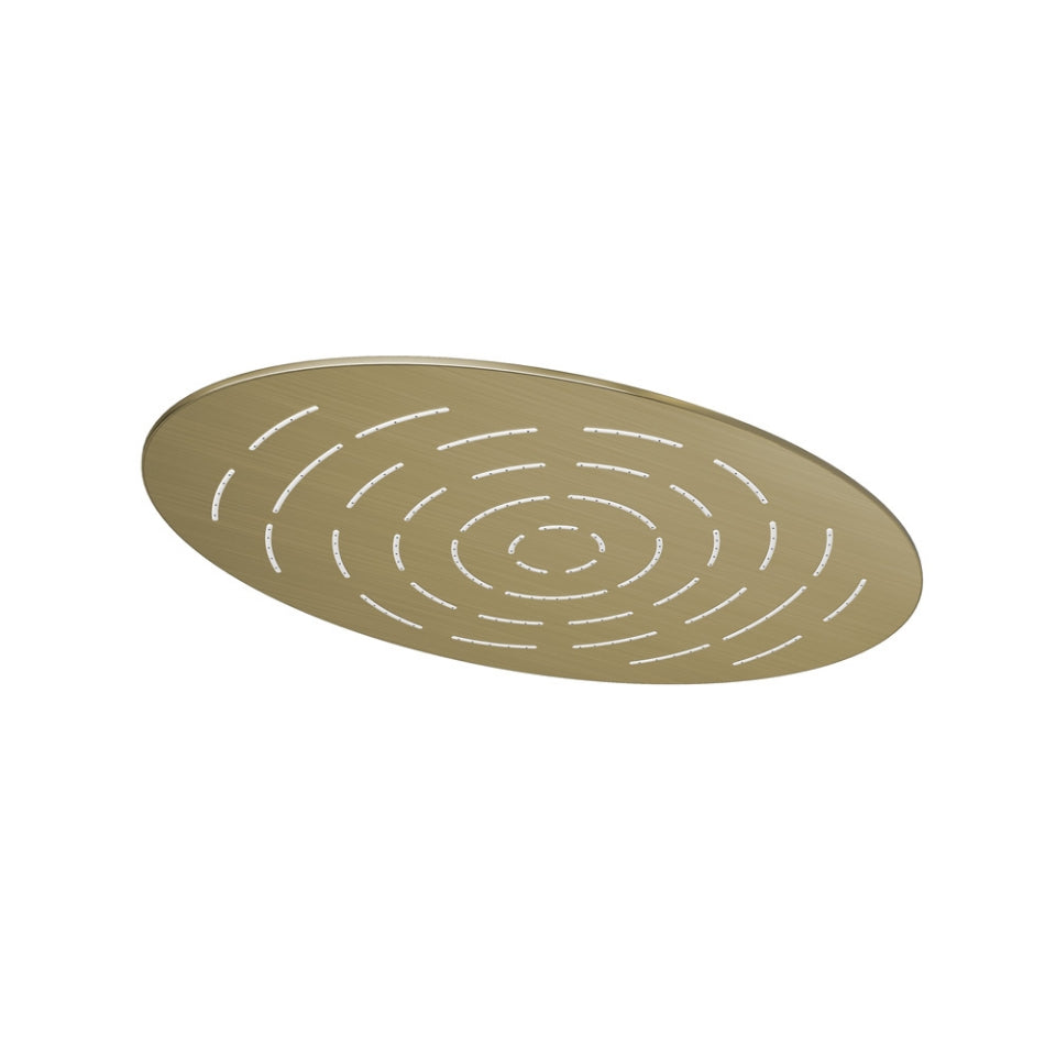 MAZE OVAL  13.5  X 8.5   - JAQUAR FAUCETS -  ( ANTIQUE BRONZE - OVERHEAD SHOWER - 15x340 mm - 0.5inchX13.5inch )