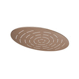 MAZE OVERHEAD SHOWER OVAL - JAQUAR FAUCETS -  ( ANTIQUE COPPER - OVERHEAD SHOWER - 340x220 mm - 13.6inchX8.8inch )