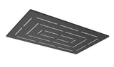 MAZE OVERHEAD SHOWER RECTANGULAR - JAQUAR FAUCETS - ( BLACK MATT - OVERHEAD SHOWER - 295x190 mm - 11.8inchX7.6inch )