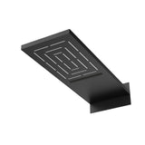 MAZE  2 INLET W/CONC.INST KIT 22  X8   - JAQUAR FAUCETS -  ( BLACK MATT - OVERHEAD SHOWER - 0x15 mm - 0inchX0.5inch )