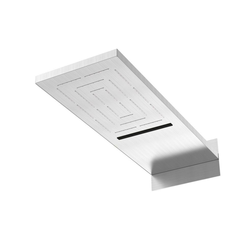WATER FALL OVERHEAD SHOWER - JAQUAR FAUCETS - ( STAINLESS STEEL - OVERHEAD SHOWER - 552x205x25 mm - 22.08inchX8.2inchX1inch )