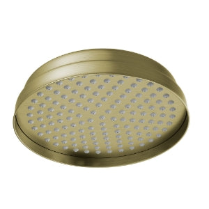 VICTORIAN SHOWER 200MM DIA - JAQUAR FAUCETS -  ( ANTIQUE BRONZE - OVERHEAD SHOWER - 0x15 mm - 0inchX0.5inch )