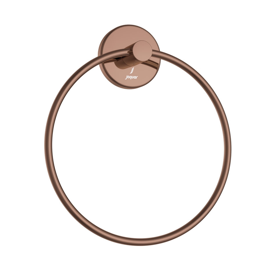 TOWEL RING ROUND - JAQUAR FAUCETS -  ( BLUSH GOLD PVD - CONTINENTAL ACC. - 0x0 mm - 0inchx0inch )