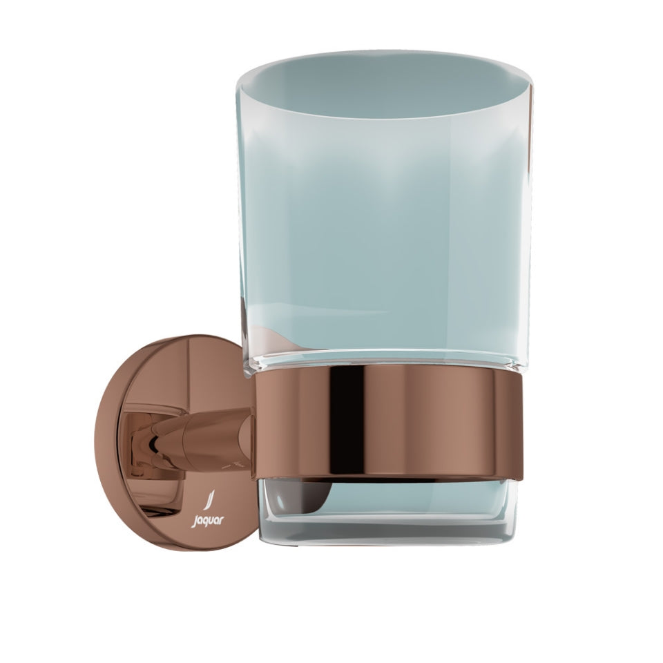 TUMBLER HOLDER - JAQUAR FAUCETS -  ( BLUSH GOLD PVD - CONTINENTAL ACC. - 0x0 mm - 0inchx0inch )