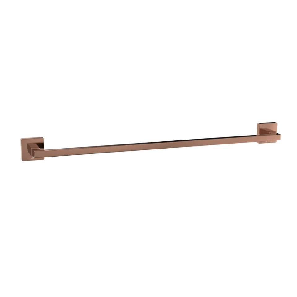 TOWEL  RAIL - JAQUAR FAUCETS -  ( BLUSH GOLD PVD - ACC. KUBIX PRIME - 0x600 mm - 0inchX24inch )