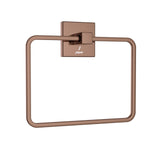 TOWEL RING SQUARE - JAQUAR FAUCETS -  ( BLUSH GOLD PVD - ACC. KUBIX PRIME - 0x0 mm - 0inchx0inch )