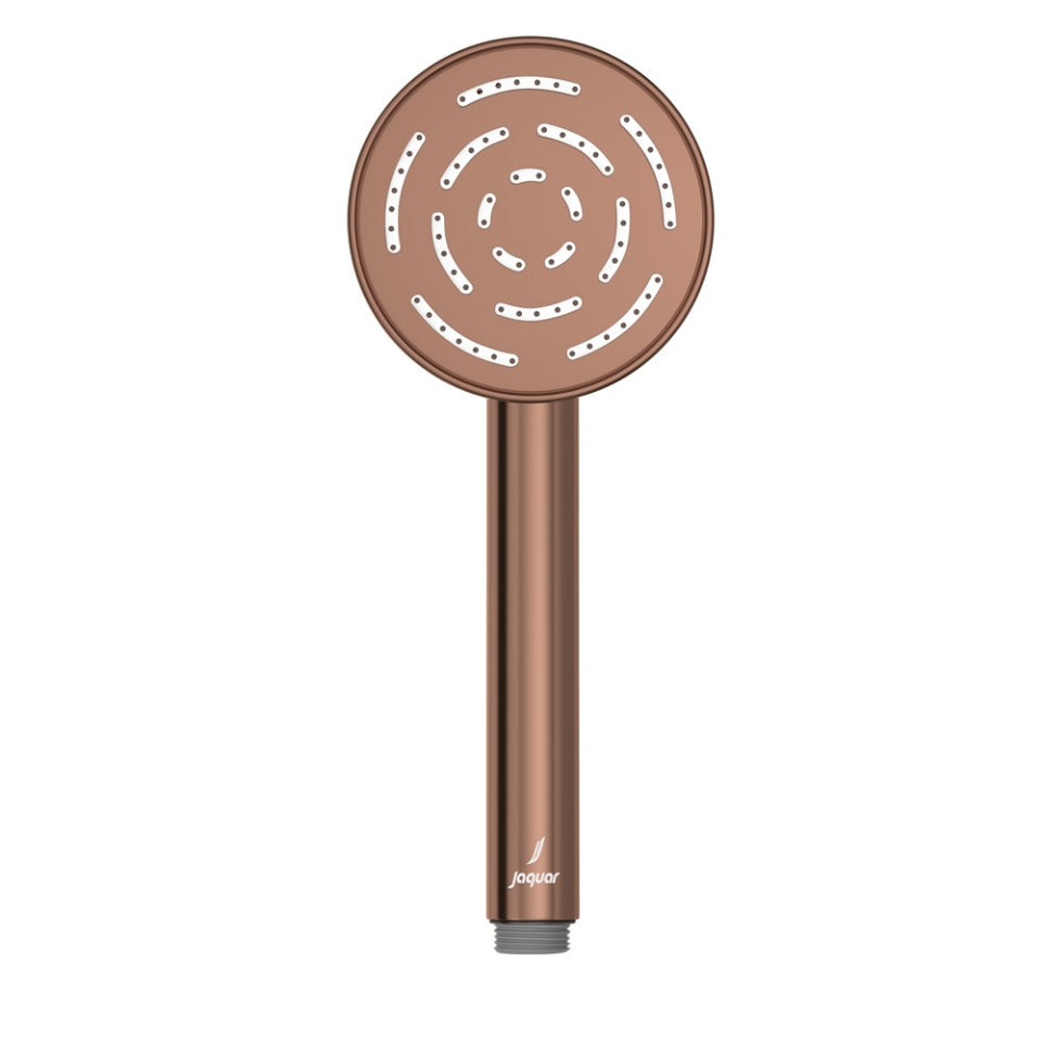 SINGLE FUNCTION MAZE OVERHEAD SHOWER ROUND SHAPE - JAQUAR FAUCETS - ( BLUSH GOLD PVD - OVERHEAD SHOWER - 0x240 mm - 0inchX9.6inch )
