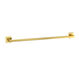TOWEL  RAIL  - JAQUAR FAUCETS -  ( GOLD BRIGHT PVD - ACC. KUBIX PRIME - 0x600 mm - 0inchX24inch )