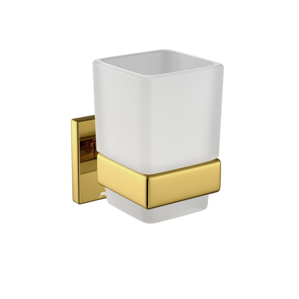 TUMBLER HOLDER   - JAQUAR FAUCETS -  ( GOLD BRIGHT PVD - ACC. KUBIX PRIME - 0x0 mm - 0inchx0inch )