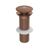 CLICK CLACK POP-UP WASTE COUPLING FULL THREAD - JAQUAR FAUCETS -  ( BLUSH GOLD PVD - ALLIED - 0x32 mm - 0inchX1.28inch )