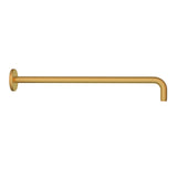 SHOWER ARM 450MM WITH FLANGE - JAQUAR FAUCETS -  ( GOLD MATT PVD - SHOWER ACC. - 0x15 mm - 0inchX0.5inch )