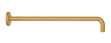 ROUND SHOWER ARM WITH FLANGE - JAQUAR FAUCETS - ( GOLD MATT PVD - SHOWER ACC. - 600x20 mm - 0.8inchX0inch )