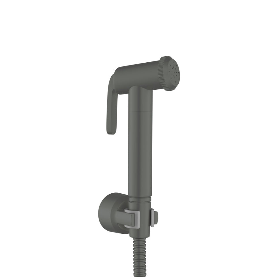 HEALTH FAUCET 1.2 MTR METAL TUBE - JAQUAR FAUCETS -  ( GRAPHITE - ALLIED - 0x15 mm - 0inchX0.5inch )