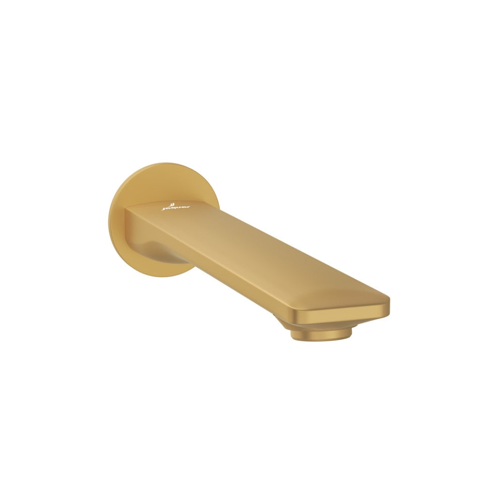 BATHTUB SPOUT WITH WALL FLANGE - JAQUAR FAUCETS -  ( GOLD MATT PVD - LAGUNA - 0x0 mm - 0inchx0inch )