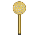 HAND SHOWER ROUND SHAPE - JAQUAR FAUCETS - ( GOLD BRIGHT PVD - MAZE - 0x95 mm - 0inchX3.8inch )