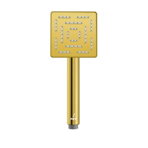MAZE HAND SHOWER SQUARE SHAPE - JAQUAR FAUCETS -  ( GOLD BRIGHT PVD - HAND SHOWER - 95x95 mm - 3.8inchX3.8inch )