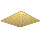 MAZE OVERHEAD SHOWER SQUARE SHAPE - JAQUAR FAUCETS -  ( GOLD BRIGHT PVD - OVERHEAD SHOWER - 300x300 mm - 12inchX12inch )
