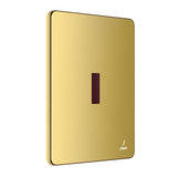 EXPOSED PART KIT OF URINAL SENSOR CONSISTING OF WALL FLANGE WITH SENSOR EYE - JAQUAR FAUCETS -  ( GOLD BRIGHT PVD - SENSOR FAUCETS - 0x15 mm - 0inchX0.5inch )