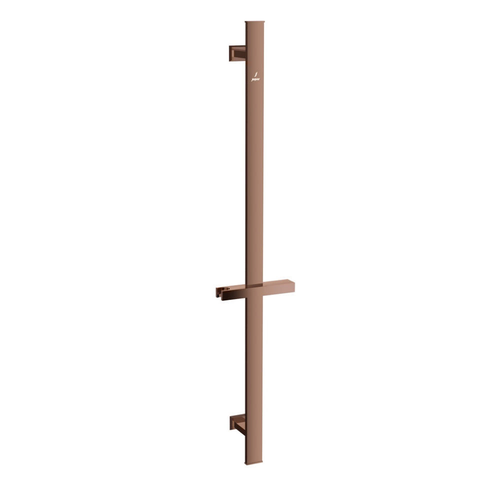 SLIDING RAIL FLAT SHAPE WITH HAND SHOWER HOLDER - JAQUAR FAUCETS - ( BLUSH GOLD PVD - SHOWER ACC. - 700x30x10 mm - 28inchX1.2inchX0.4inch )