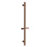 SLIDING RAIL FLAT SHAPE WITH HAND SHOWER HOLDER - JAQUAR FAUCETS - ( BLUSH GOLD PVD - SHOWER ACC. - 700x30x10 mm - 28inchX1.2inchX0.4inch )