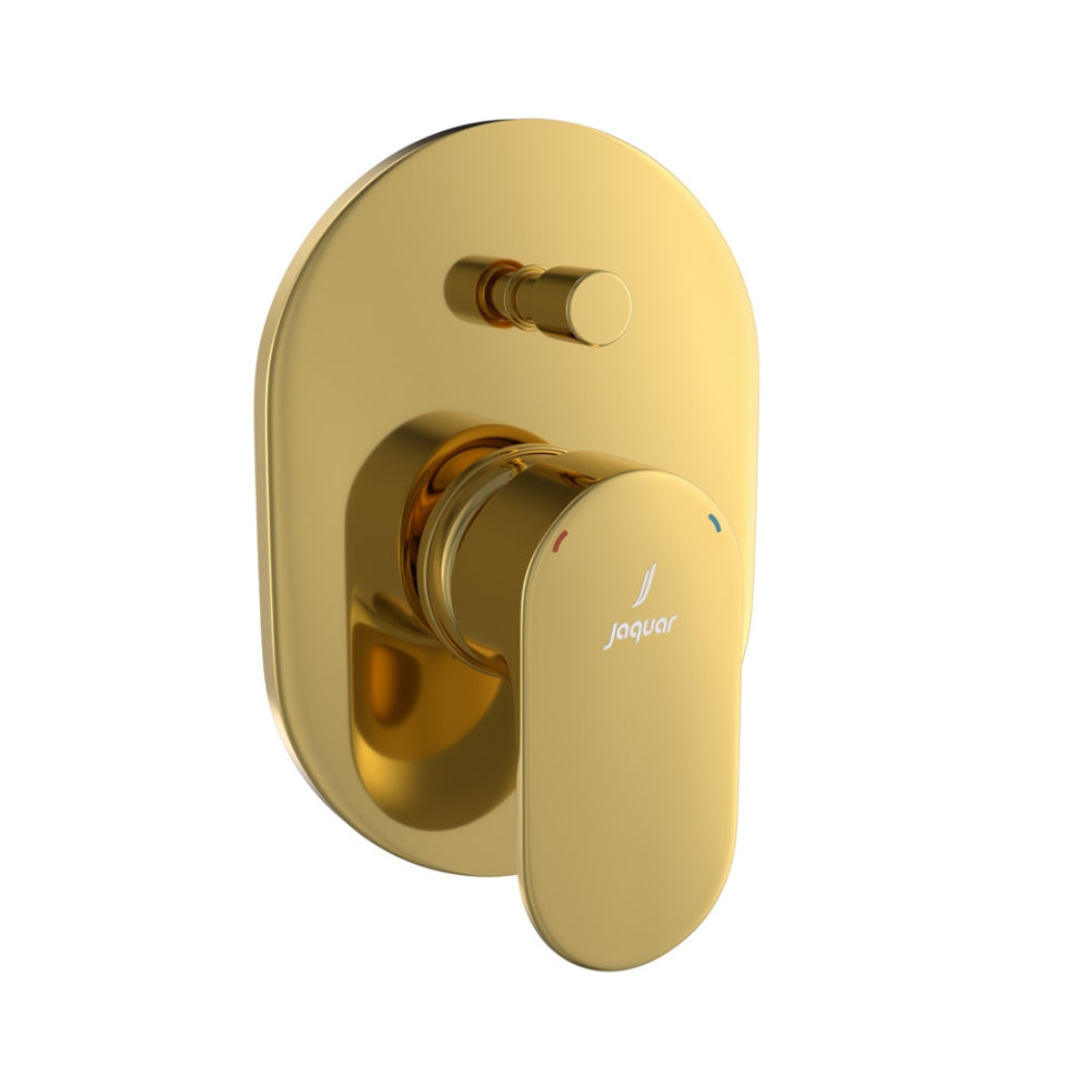 S.L.EXPOSED PART DIV KIT BUTTON ON TOP - JAQUAR FAUCETS -  ( GOLD BRIGHT PVD - OPAL PRIME - 0x15 mm - 0inchX0.5inch )