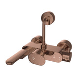 EXPOSED THERMOSTATIC BATH & SHOWER MIXER 2-IN-1 SYSTEM - JAQUAR FAUCETS -  ( BLUSH GOLD PVD - OPAL PRIME - 0x15 mm - 0inchX0.5inch )