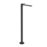 FLOOR MOUNTED SINGLE LEVER BASIN MIXER - JAQUAR FAUCETS -  ( BLACK MATT - LAGUNA - 0x15 mm - 0inchX0.5inch )