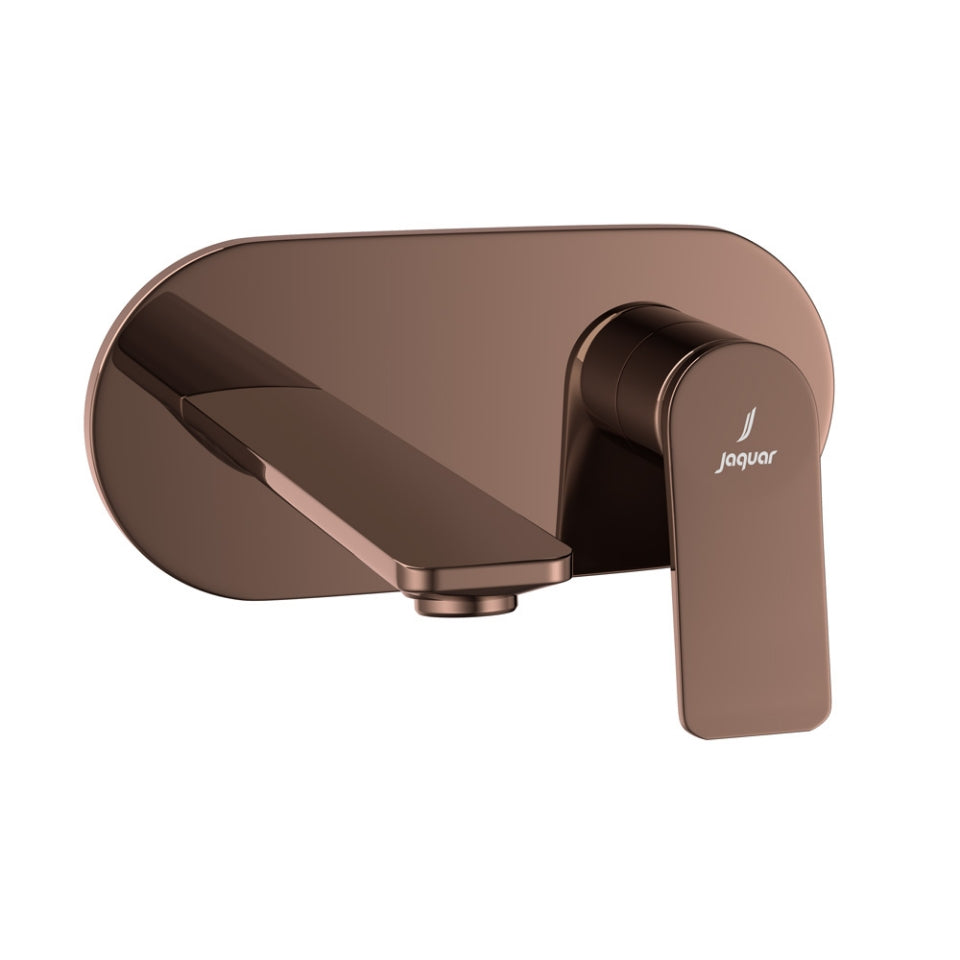 EXPOSED PART KIT OF SINGLE LEVER BASIN MIXER WALL MOUNTED - JAQUAR FAUCETS -  ( BLUSH GOLD PVD - LAGUNA - 0x15 mm - 0inchX0.5inch )
