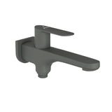 2 WAY BIB COCK WITH WALL FLANGE - JAQUAR FAUCETS -  ( GRAPHITE - OPAL PRIME - 0x15 mm - 0inchX0.5inch )