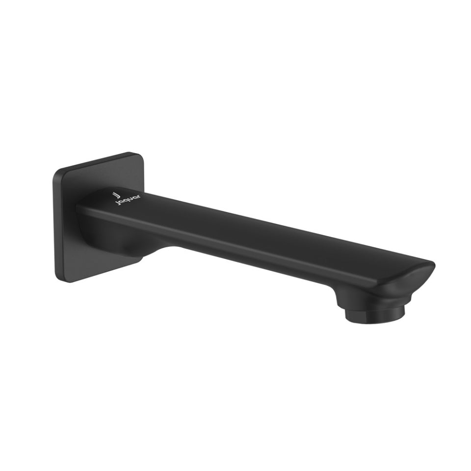FUSION BATH TUB SPOUT WITH WALL FLANGE - JAQUAR FAUCETS - ( BLACK MATT - - 0x0 mm - 0inchX0inch )
